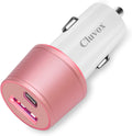 Dual USB Car Charger Adapter 20W Fast Charge - Compact Dual Port