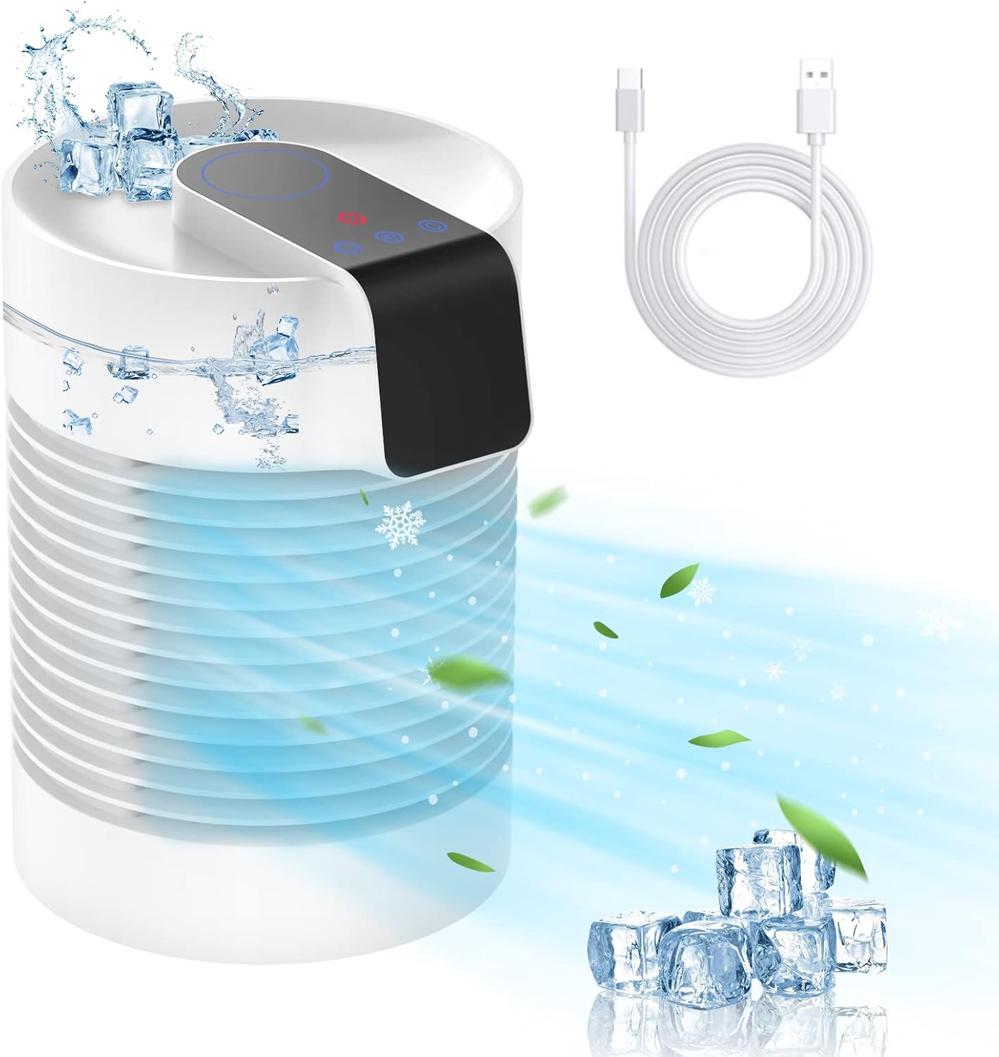 Portable 3-Speed AC Fan by Oushome