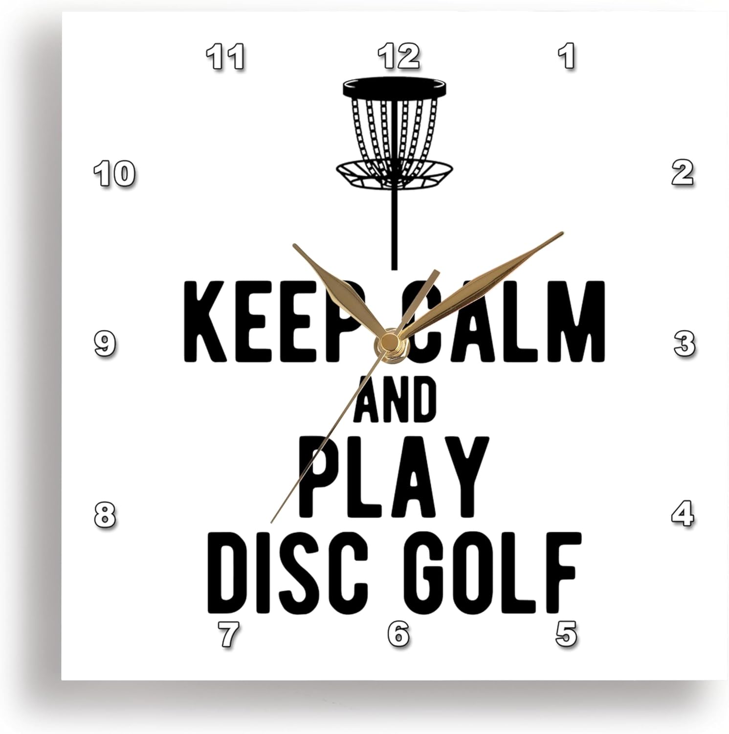 15 Silent Wall Clock: Play Disc Golf in Style