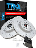 TRQ Front Ceramic Brake Pad & Rotor Kit for VW Tiguan Passat - Direct