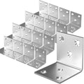 40Pcs Stainless Steel Angle Bracket 2x2 L Brackets - Heavy Duty