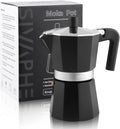 Sivaphe 6-Cup Aluminum Moka Pot - Brew Espresso Anywhere!