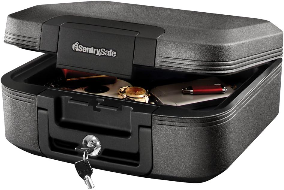 SentrySafe Fireproof and Waterproof Safe Box for Valuables