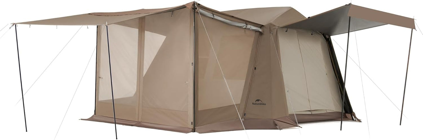 Naturehike Village Camping Tent for 4/6/8 Person Family Fun