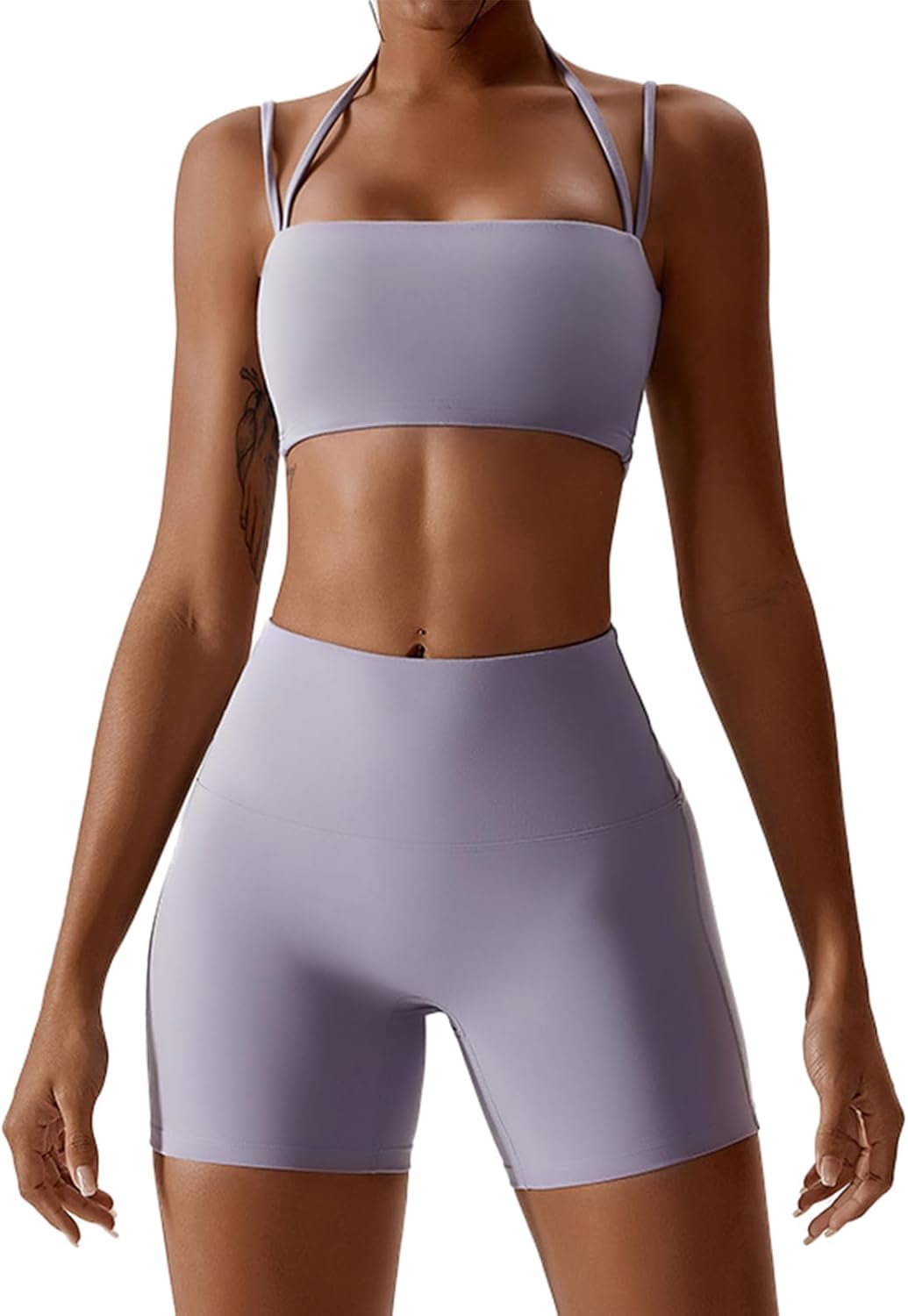 IMEKIS Women's Workout Sets: Stylish Yoga Outfit for Fitness