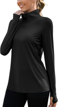 LUYAA Womens 1/4 Zip UPF 50+ Sun Shirt - Lightweight UV Protection