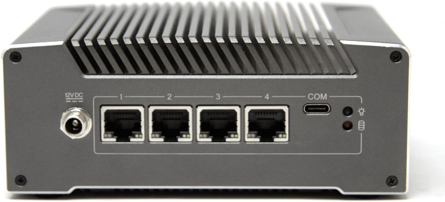 Protectli Vault V1410 Mini PC with 4 Port 2.5G NICs and RAM