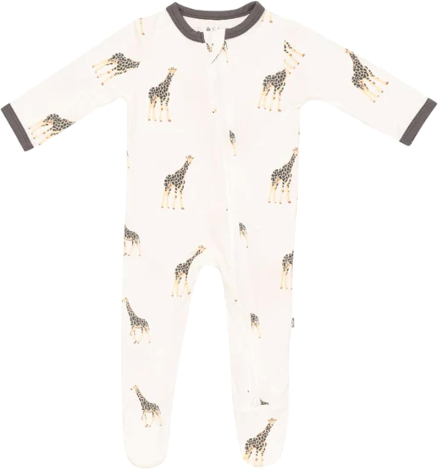 KYTE BABY Unisex Zipper Closure Footies for Infants 0-24 Months