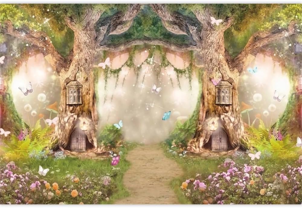 10x6ft Enchanted Forest Backdrop for Magical Photography Moments