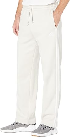adidas Men's Essentials Fleece Open Hem 3-Stripes Pants Review