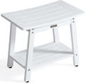 Large Waterproof Shower Bench for Inside - No Maintenance Shower Stool