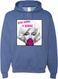 Wild Bobby Marilyn Being Normal is Boring Unisex Graphic (Style 3VRZ)