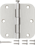 30 Pack Nickel Door Hinges Brushed Nickel 3.5 in - Durable Interior