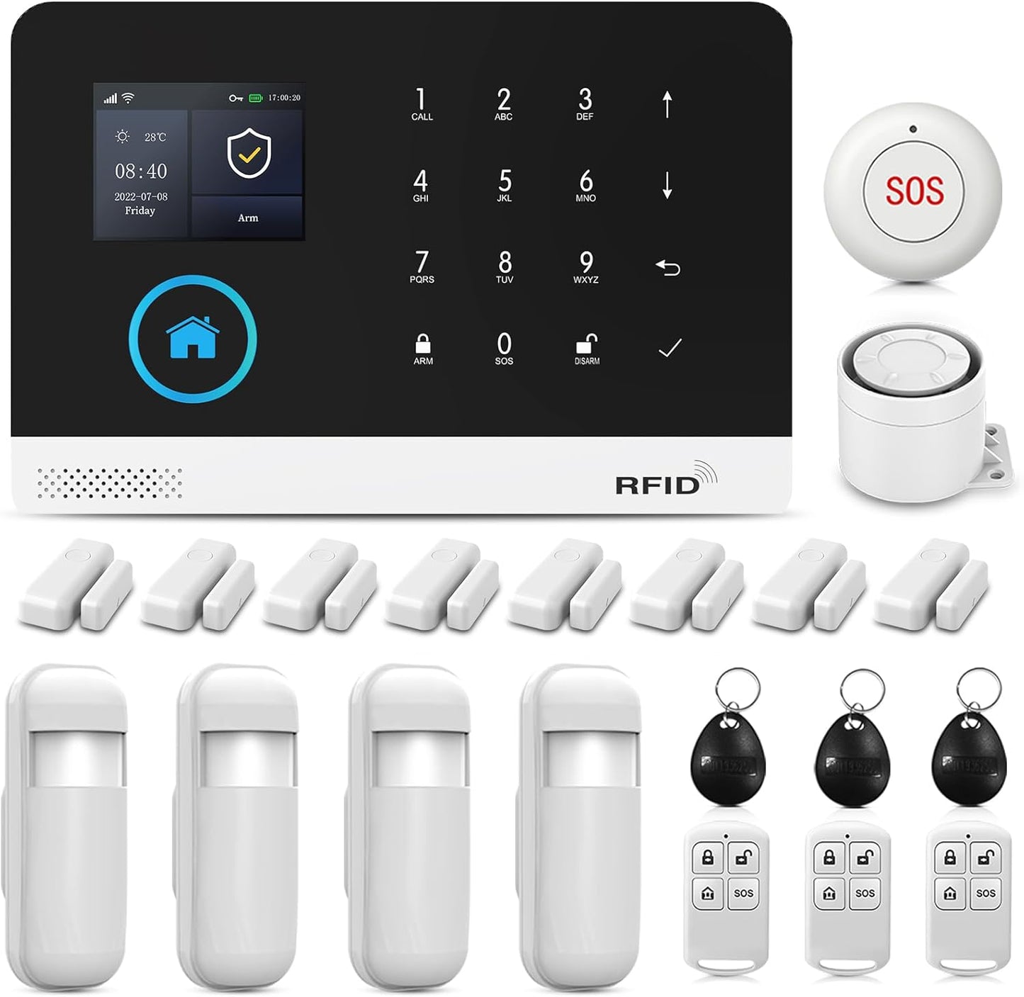 WiFi 4G Alarm System for Home Security - 21 Piece Kit Review