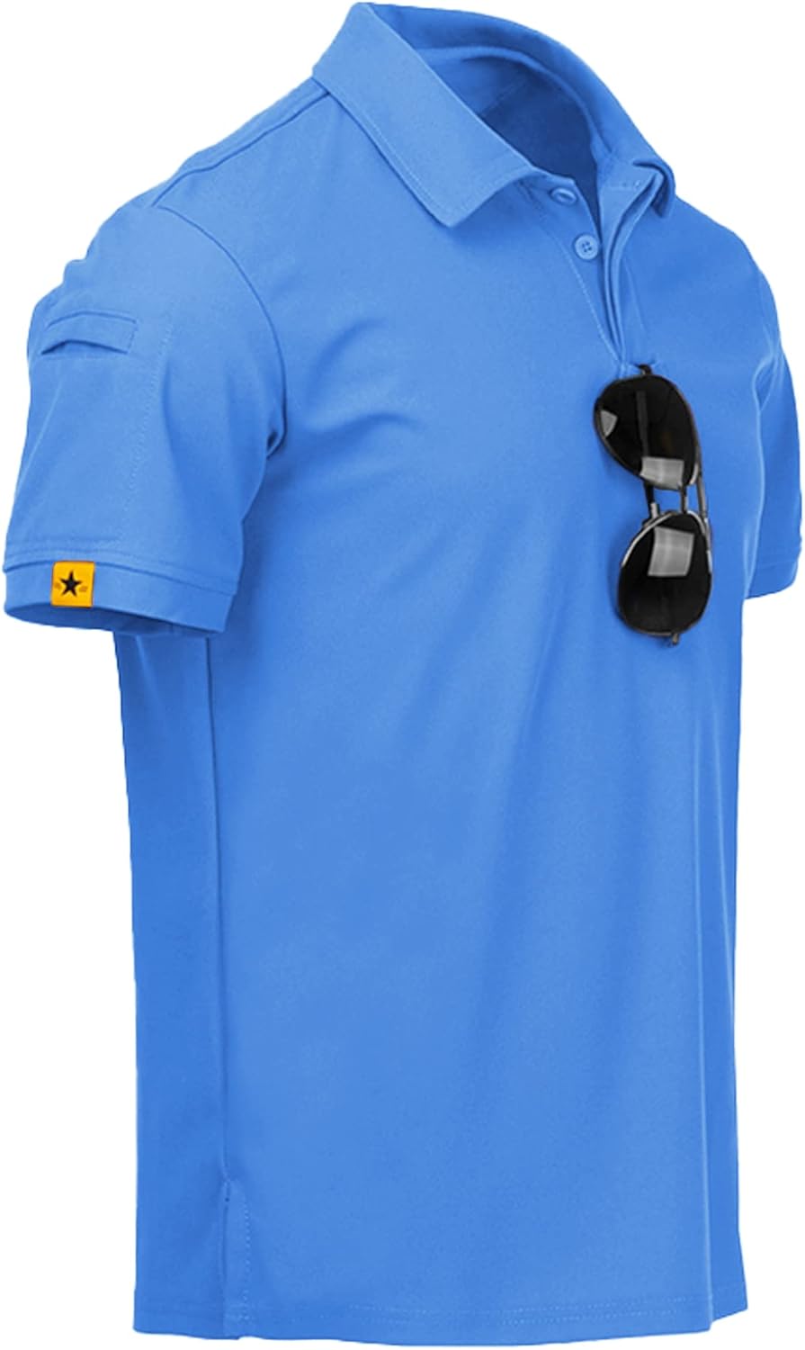 V VALANCH Mens Polo Shirts for Golf and Tennis Activities