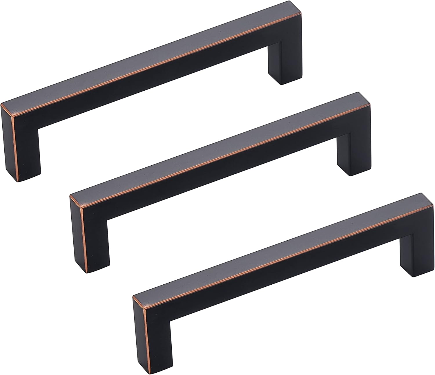 10 Pack Oil Rubbed Bronze Cabinet Pulls for Modern Homes