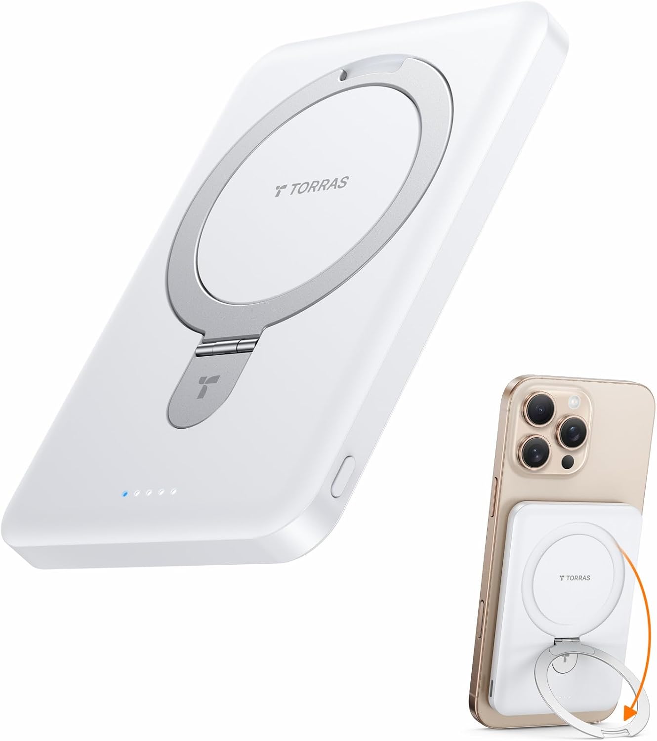 TORRAS 0.45 Slim Magnetic Power Bank 5000mAh Fast Charge