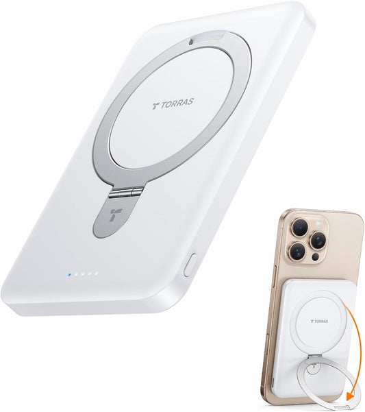TORRAS 0.45 Slim Magnetic Power Bank 5000mAh Fast Charge