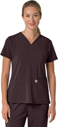 Carhartt Scrubs C13210 Women's Force Cross-Flex V-Neck - Stretch