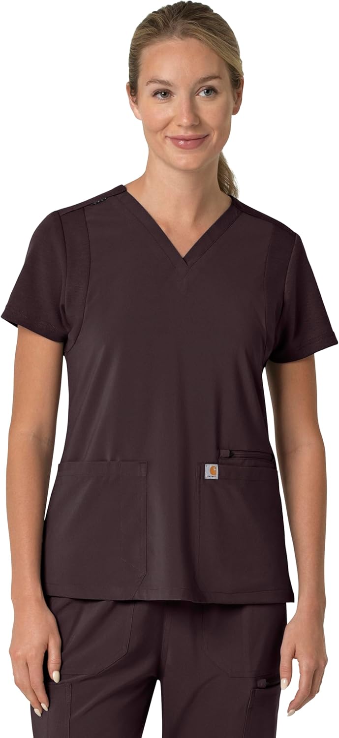 Carhartt Scrubs Women's Force Cross-Flex Modern Fit Flex Panel