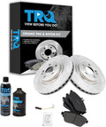 Front Brake Pad & Rotor Kit Compatible with 2017-2018 INFINITI QX30