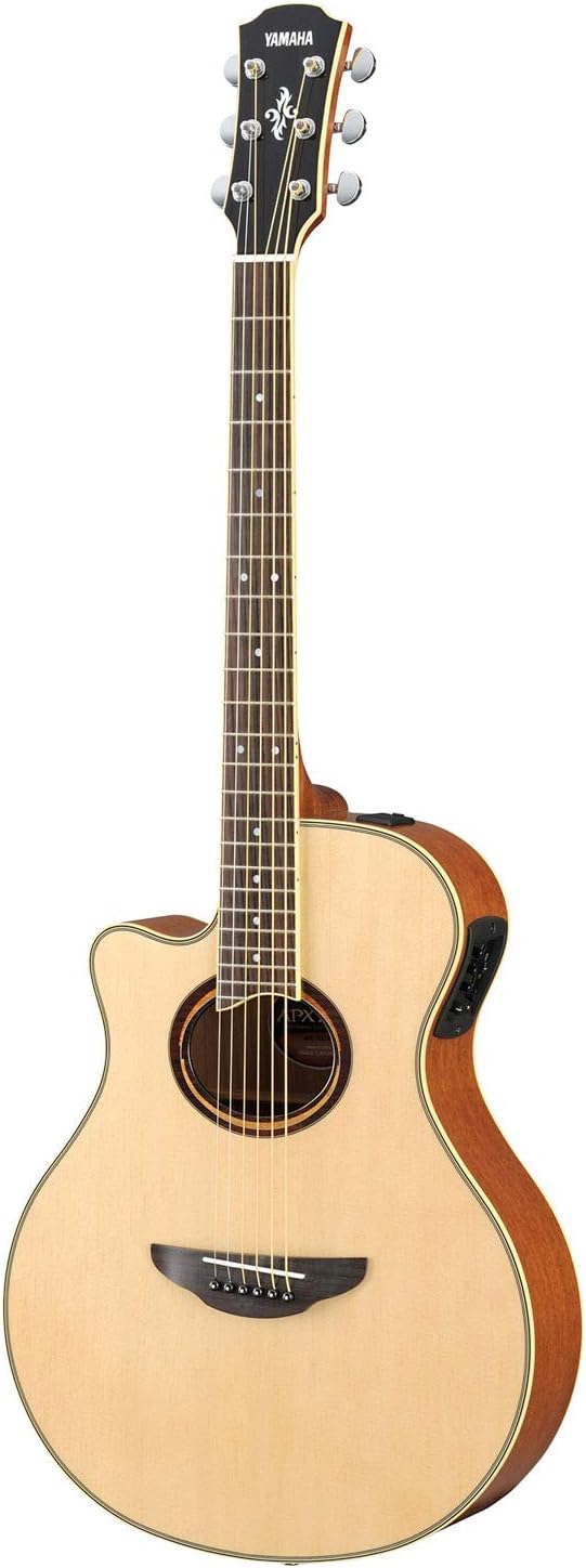 Yamaha APX700 Left-Handed Acoustic-Electric Guitar ~ Natural Tone