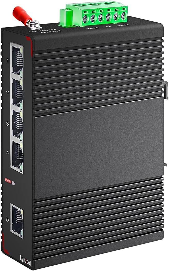 5-Port Gigabit Industrial Ethernet Switch for Harsh Environments