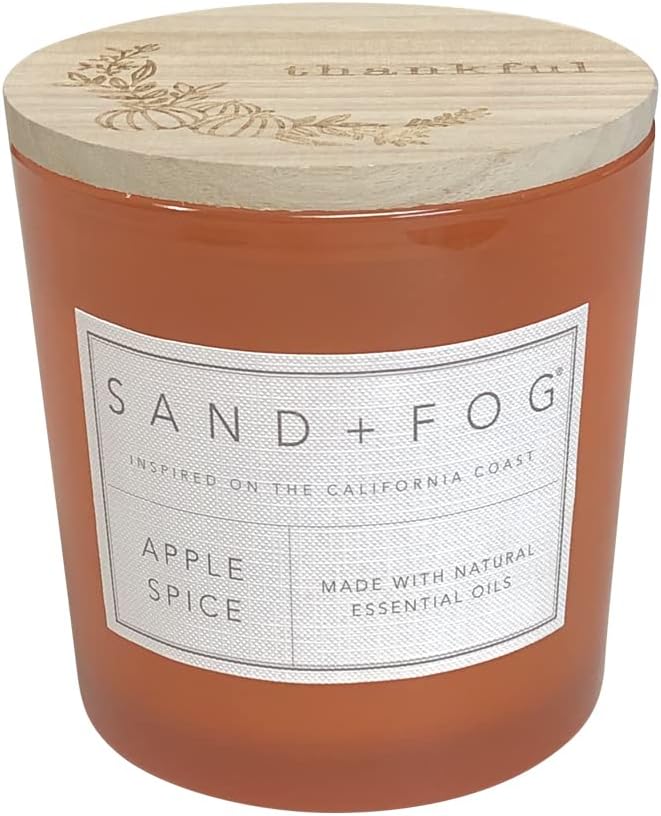 Sand + Fog Apple Spice Scented Candles for Cozy Fall Vibes