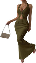 SOLY HUX Women's Chic Two Piece Ensemble for Effortless Summer Wear