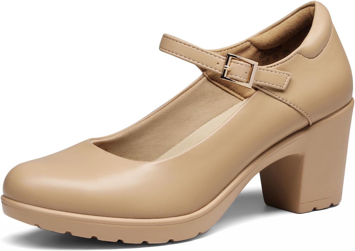 DREAM PAIRS Women's Chunky Low Block Heels for Comfort