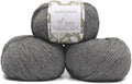 Soft 100% Baby Alpaca Yarn Set of 3 Skeins for Cozy Knitting