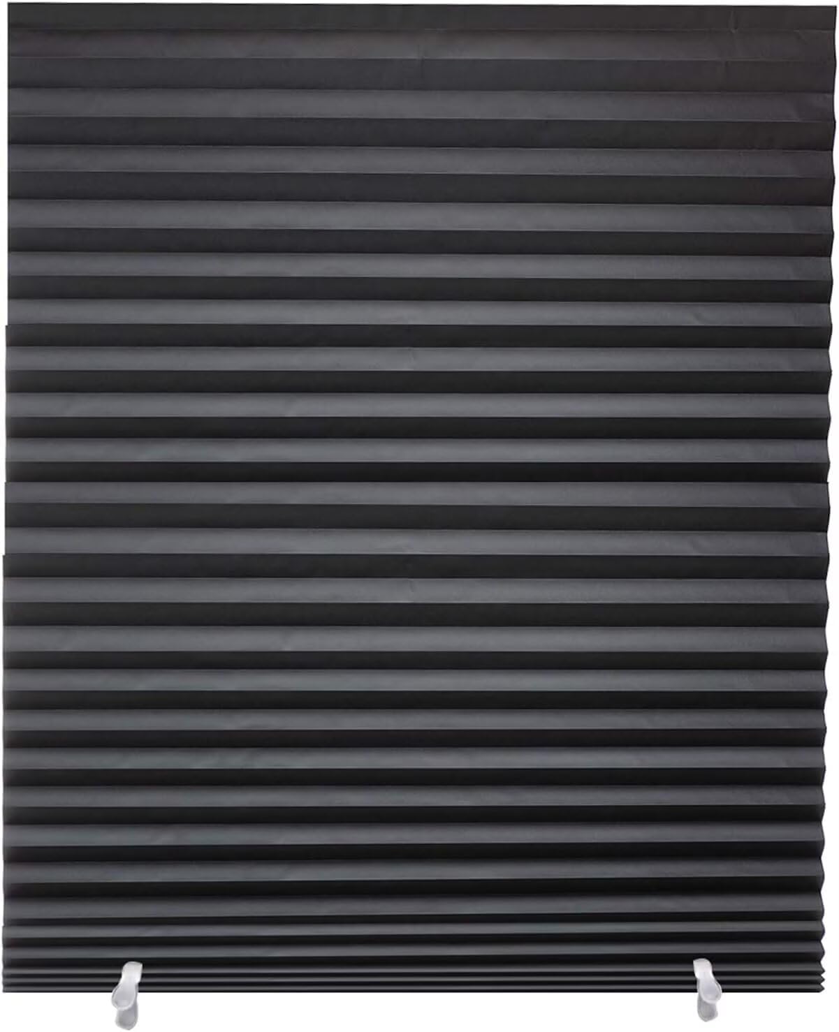 Pleated Paper Temporary Shades for Indoor Windows - Blackout Blinds