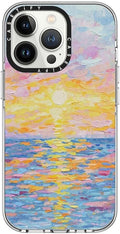 Clear iPhone 13 Pro Case - Frosted Sunset, Non-Yellowing Protection