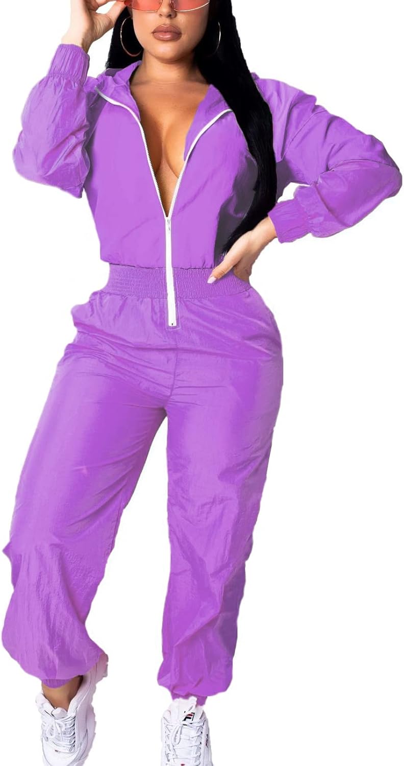 EOSIEDUR Women's Pullover Hoodies Jumpsuit Tracksuit Set