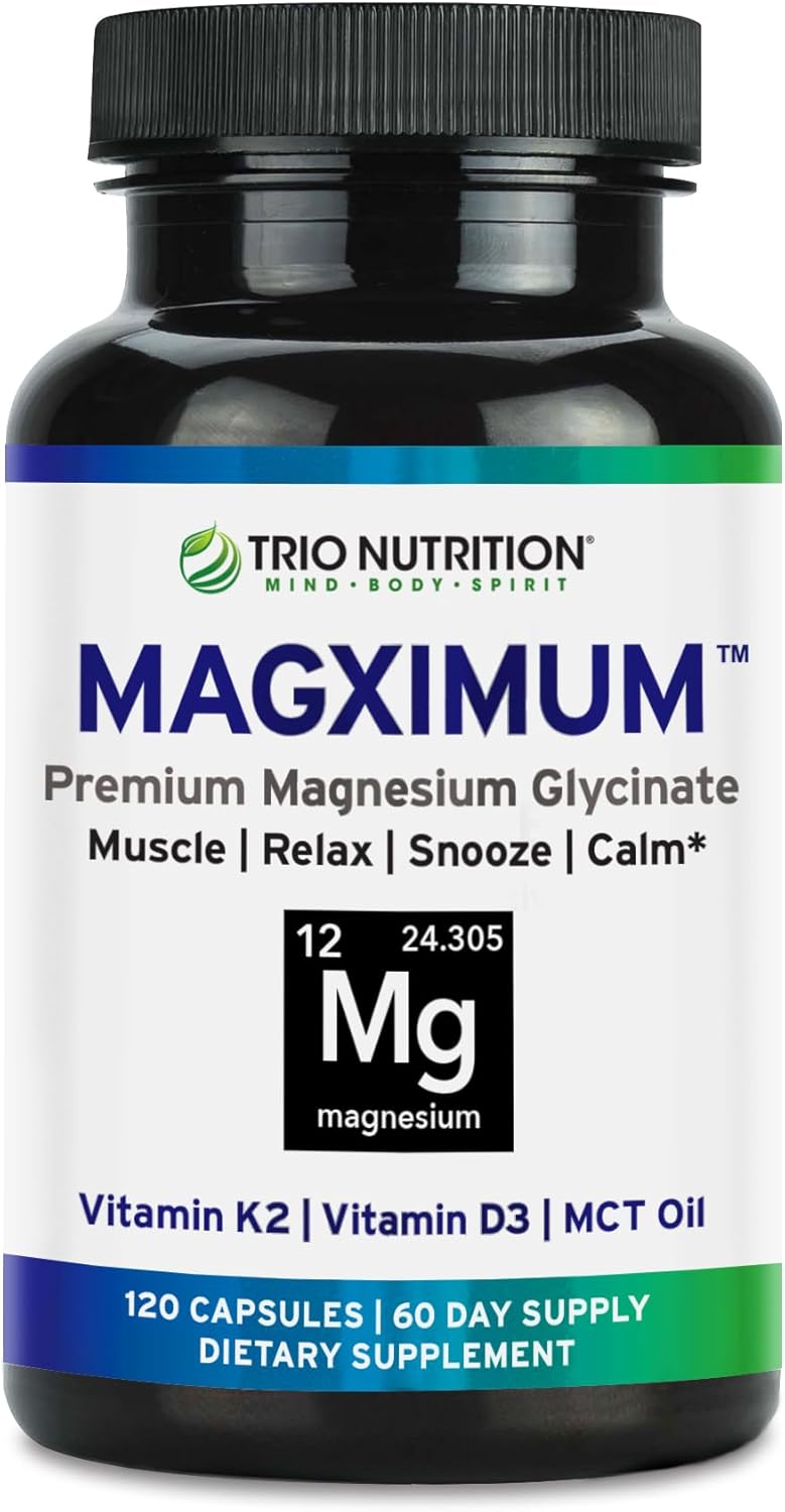Trio Nutrition MagX Magnesium Glycinate for Calm & Recovery