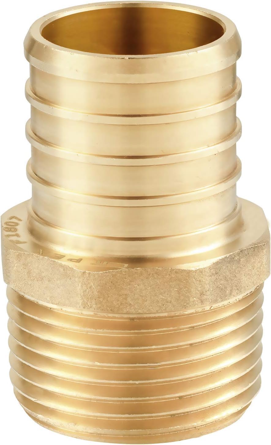 Pack of 20 EFIELD Pex 1 Inch X 3/4 Inch Male Adapter Fittings