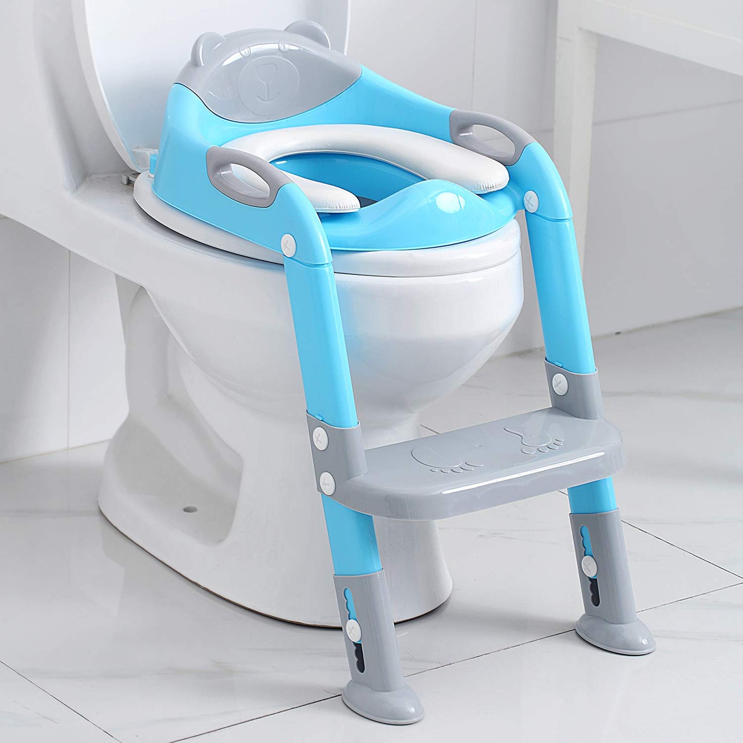 Fedicelly Potty Training Seat with Ladder for Kids - Safe & Fun