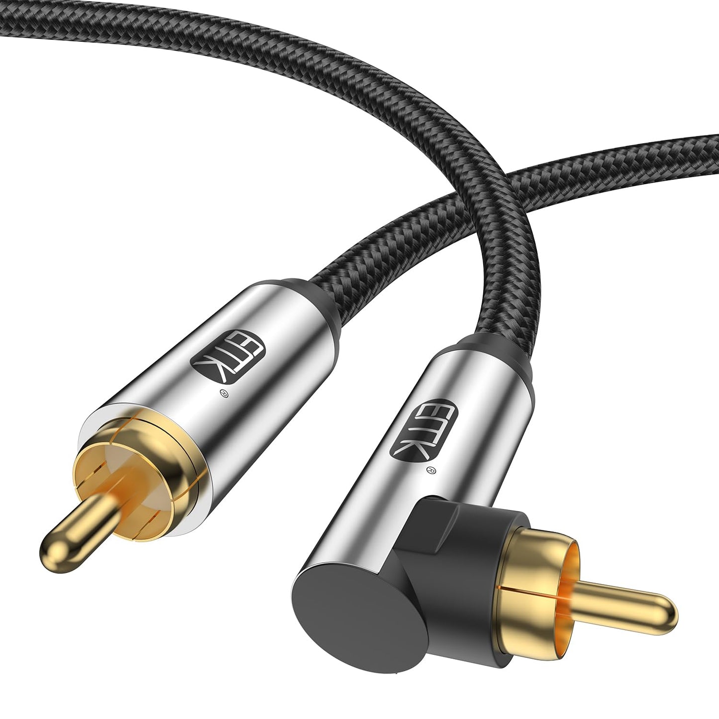 EMK 90 Degree Subwoofer Cable for Optimal Audio Experience