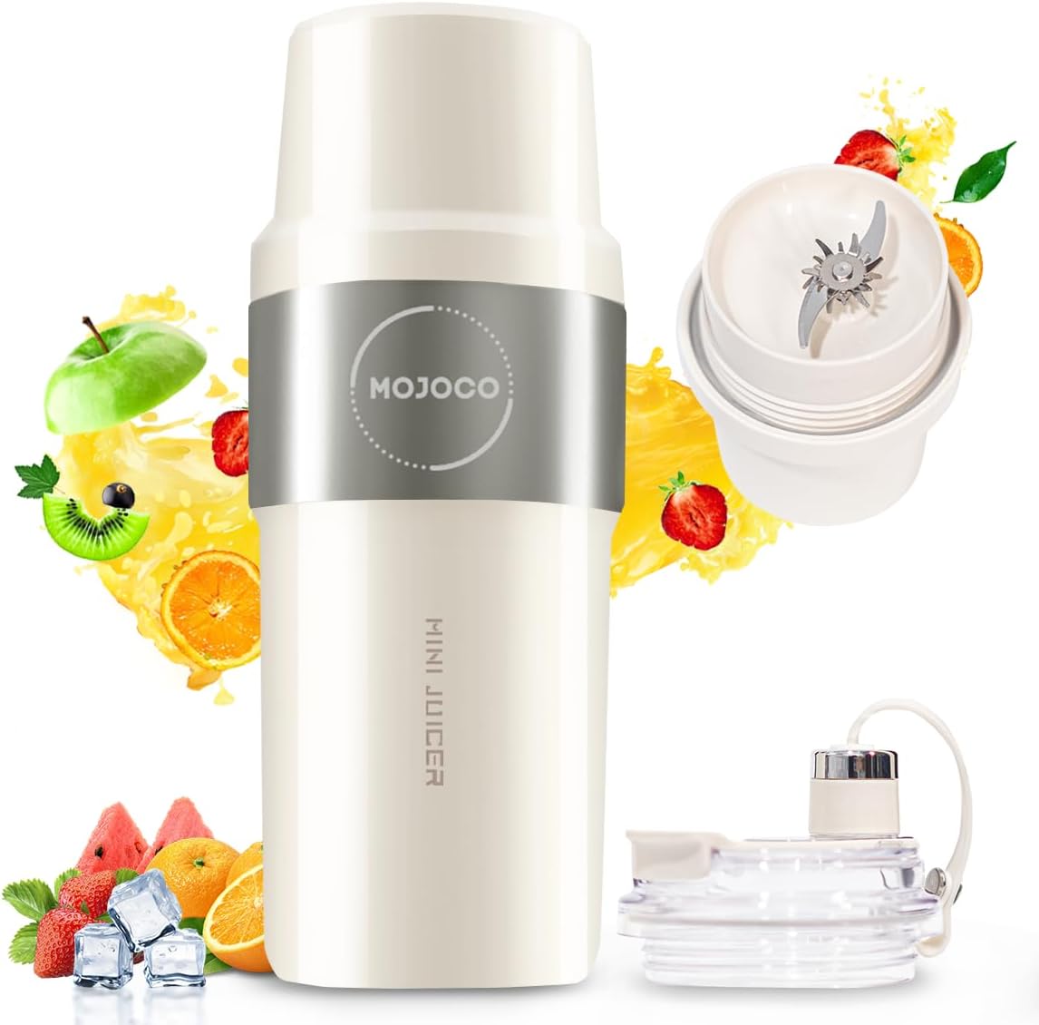 MOJOCO Insulated Travel Blender - Blend On-the-Go!