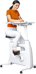 Exercise Bike with 2D Desktop - Space Saving Under Desk Bike V9PRO
