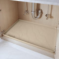 Heavy Duty Silicone Under Sink Mat 40in x 19in - Waterproof Cabinet