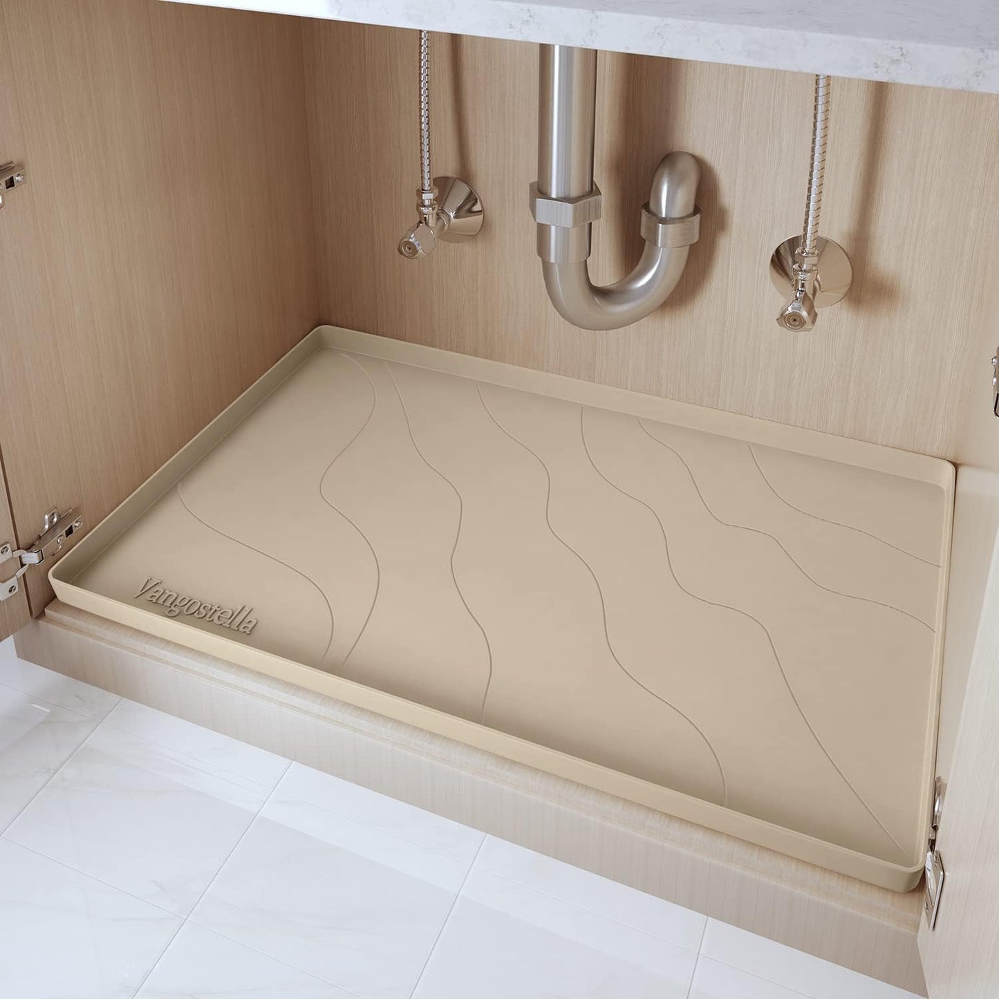 Heavy Duty Silicone Under Sink Mats for Kitchen Waterproof 40in x 19