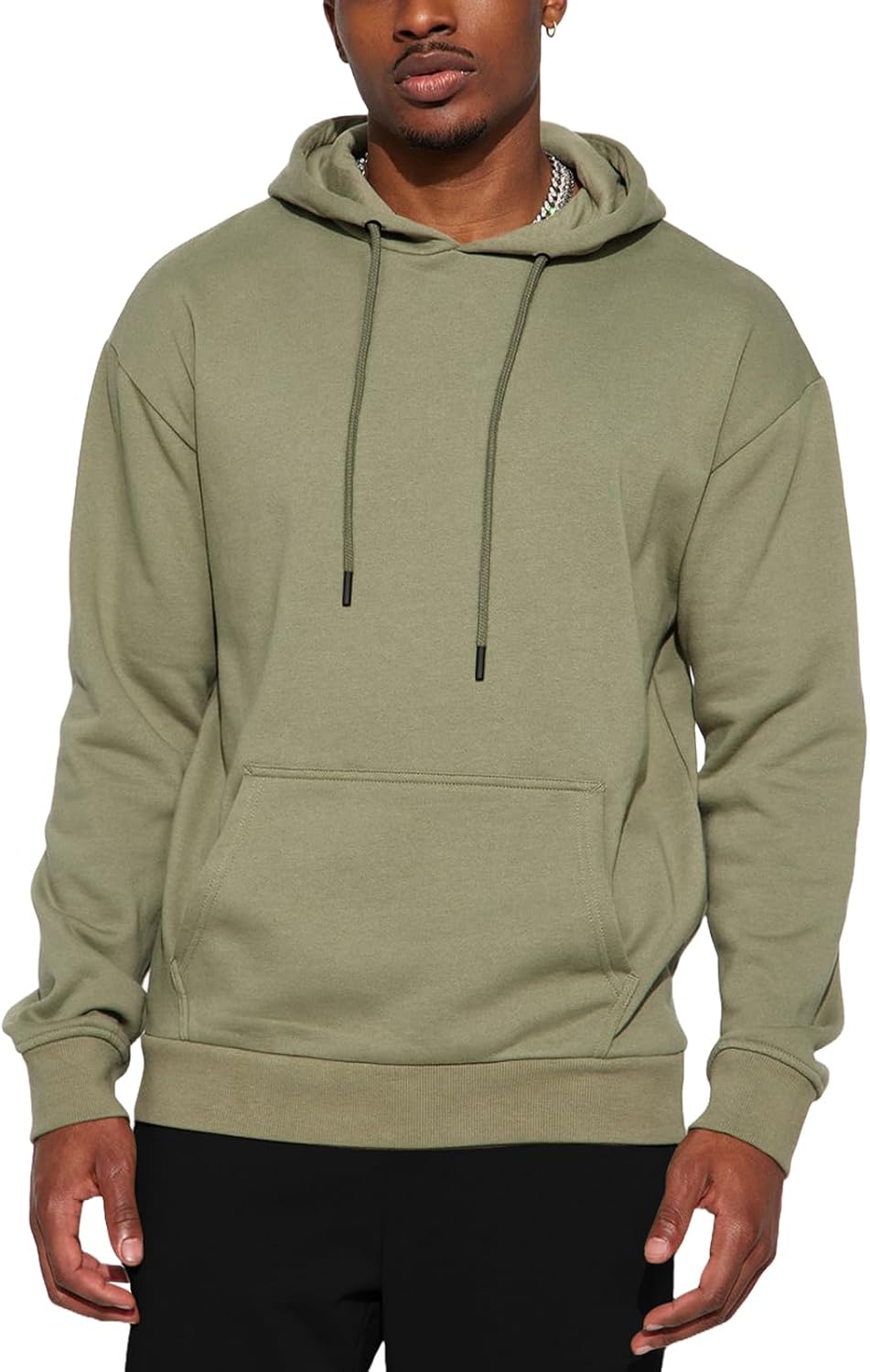 Stay Cozy in Men's Fleece Hoodie!