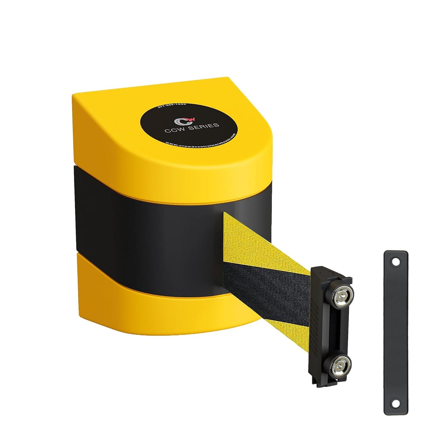 CCW Series WMB-220 Magnetic Wall Mount Retractable Belt Barrier