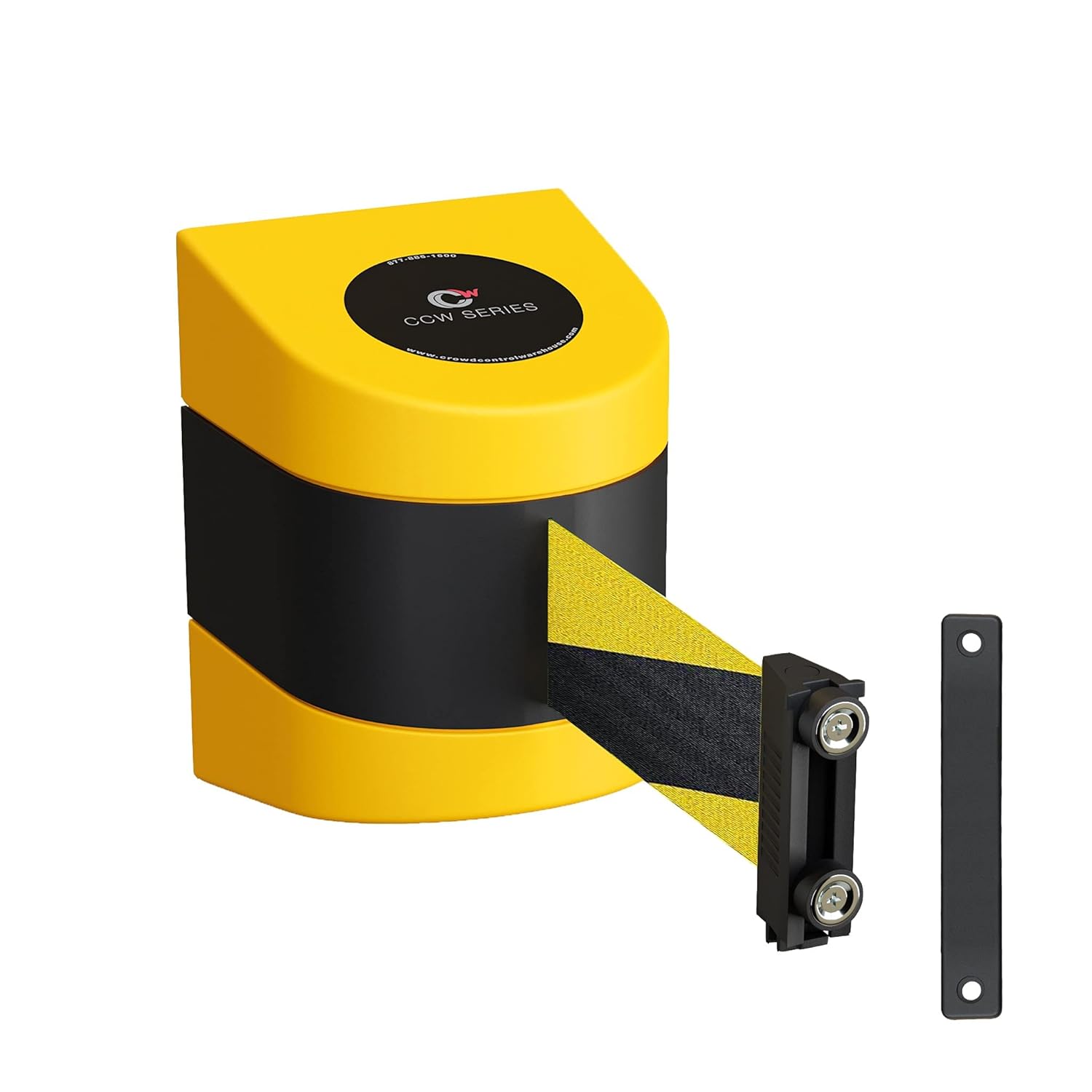 CCW Series WMB-220 Magnetic Wall Mount Retractable Belt Barrier
