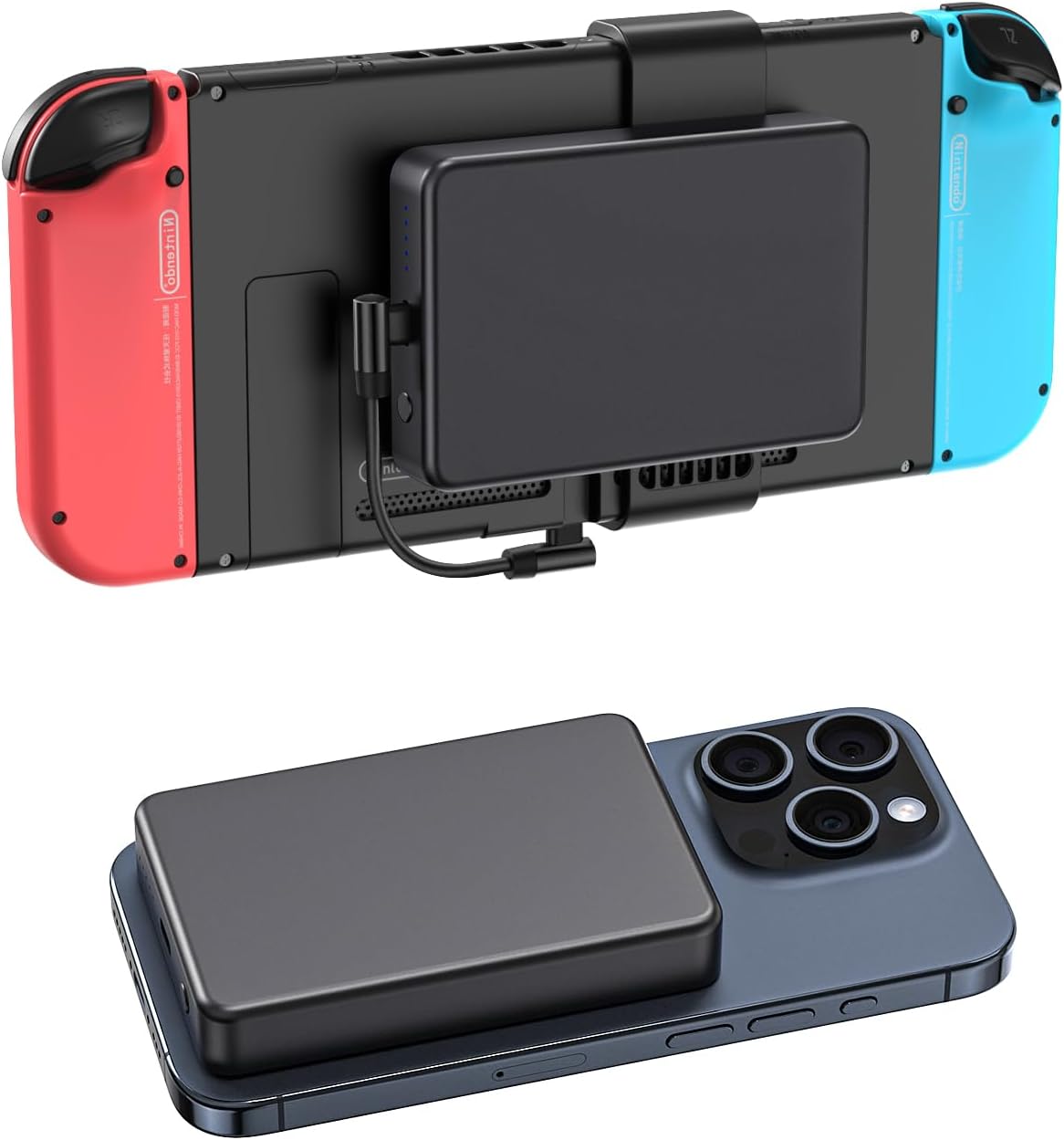 SiWiQU Magnetic Battery Pack for Nintendo Switch - 10000mAh Power