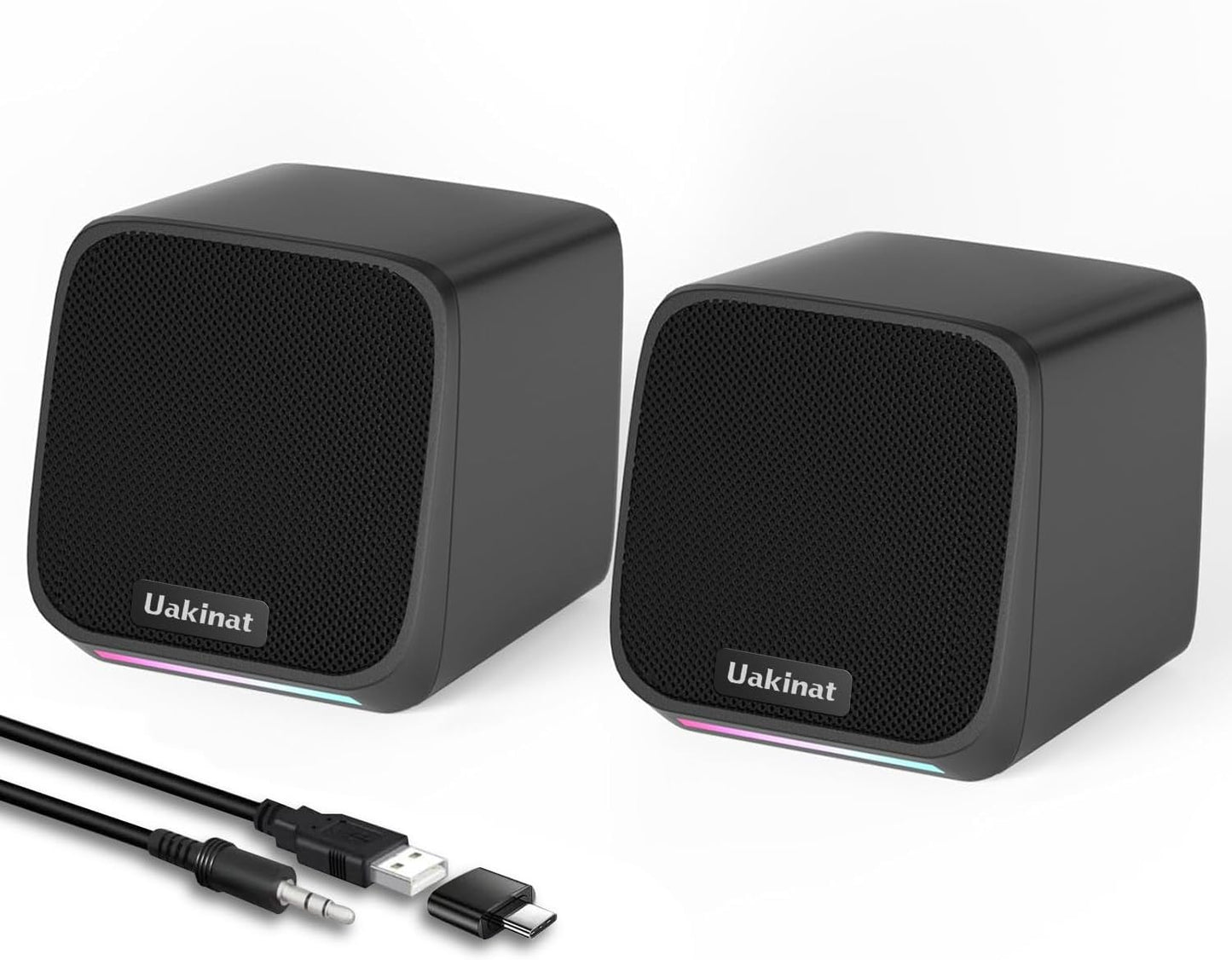Powerful USB-Powered Desktop Speakers by Uakinat
