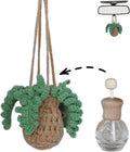 Crochet Car Air Freshener 12ml Refillable Diffuser Bottle - Cute