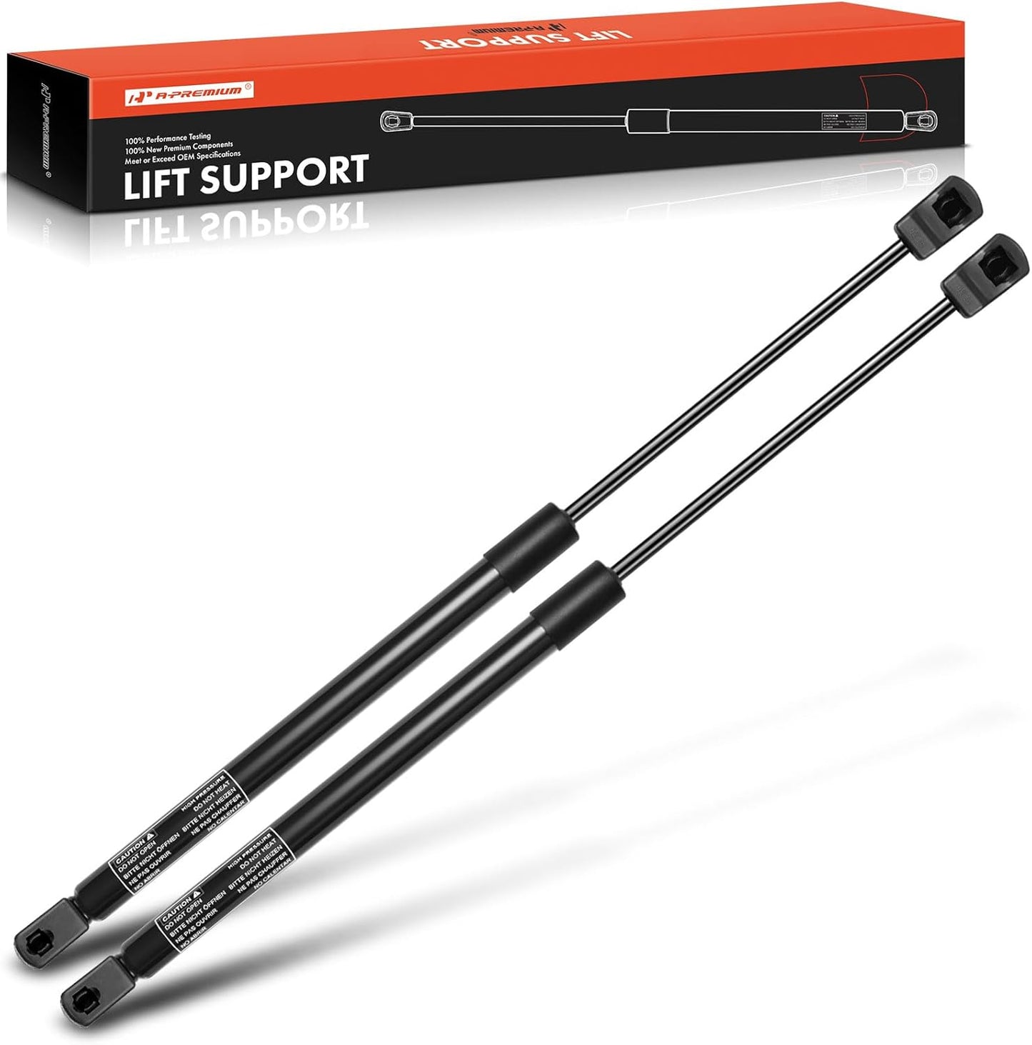 A-Premium Front Hood Lift Supports for Ford Super Duty 2017-2022