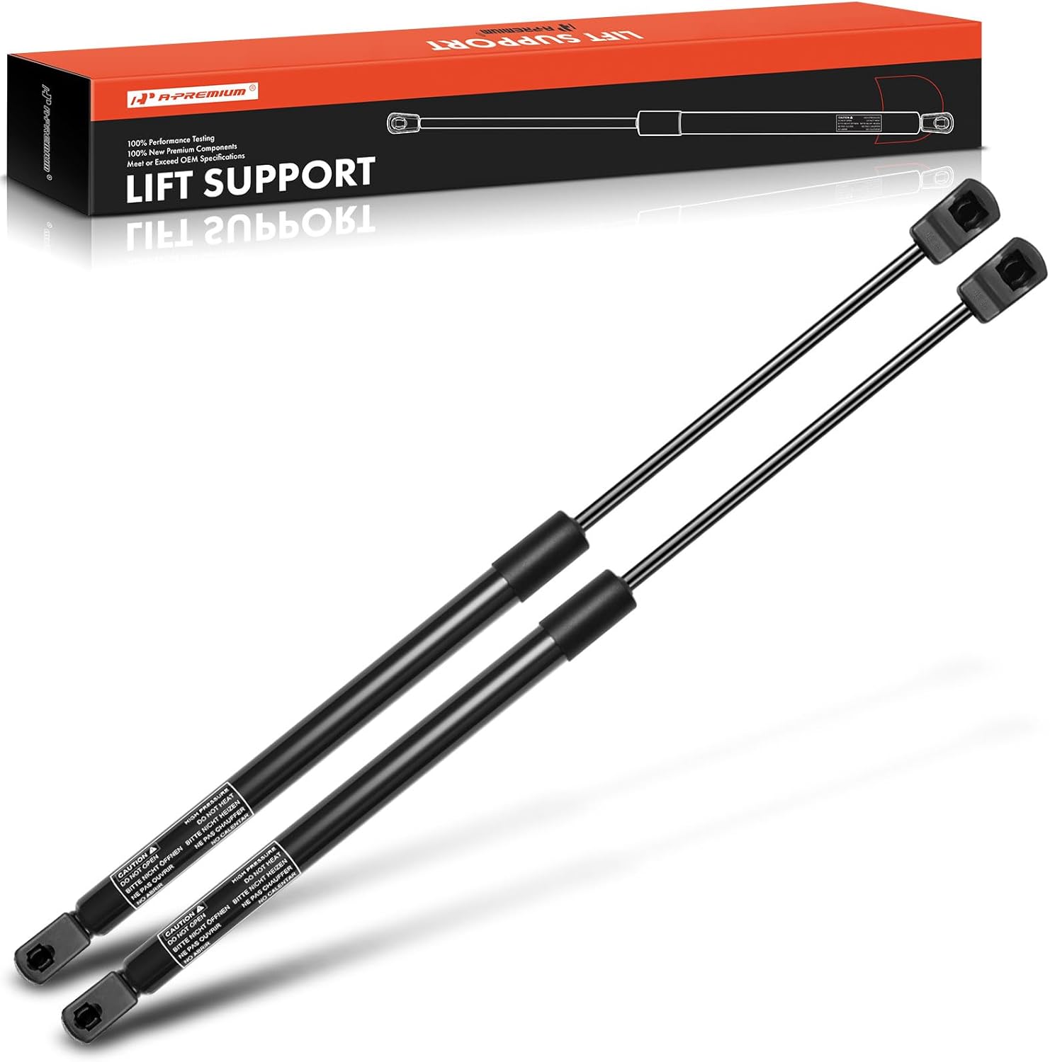 A-Premium Front Hood Lift Supports for Ford Super Duty 2017-2022